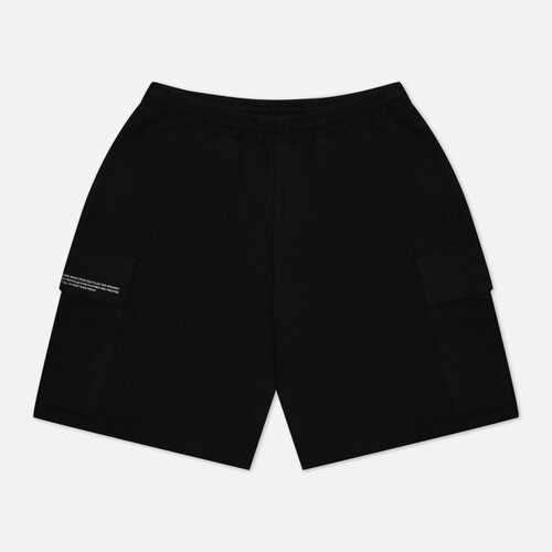 фото Мужские шорты pangaia recycled cotton cargo чёрный, размер xl