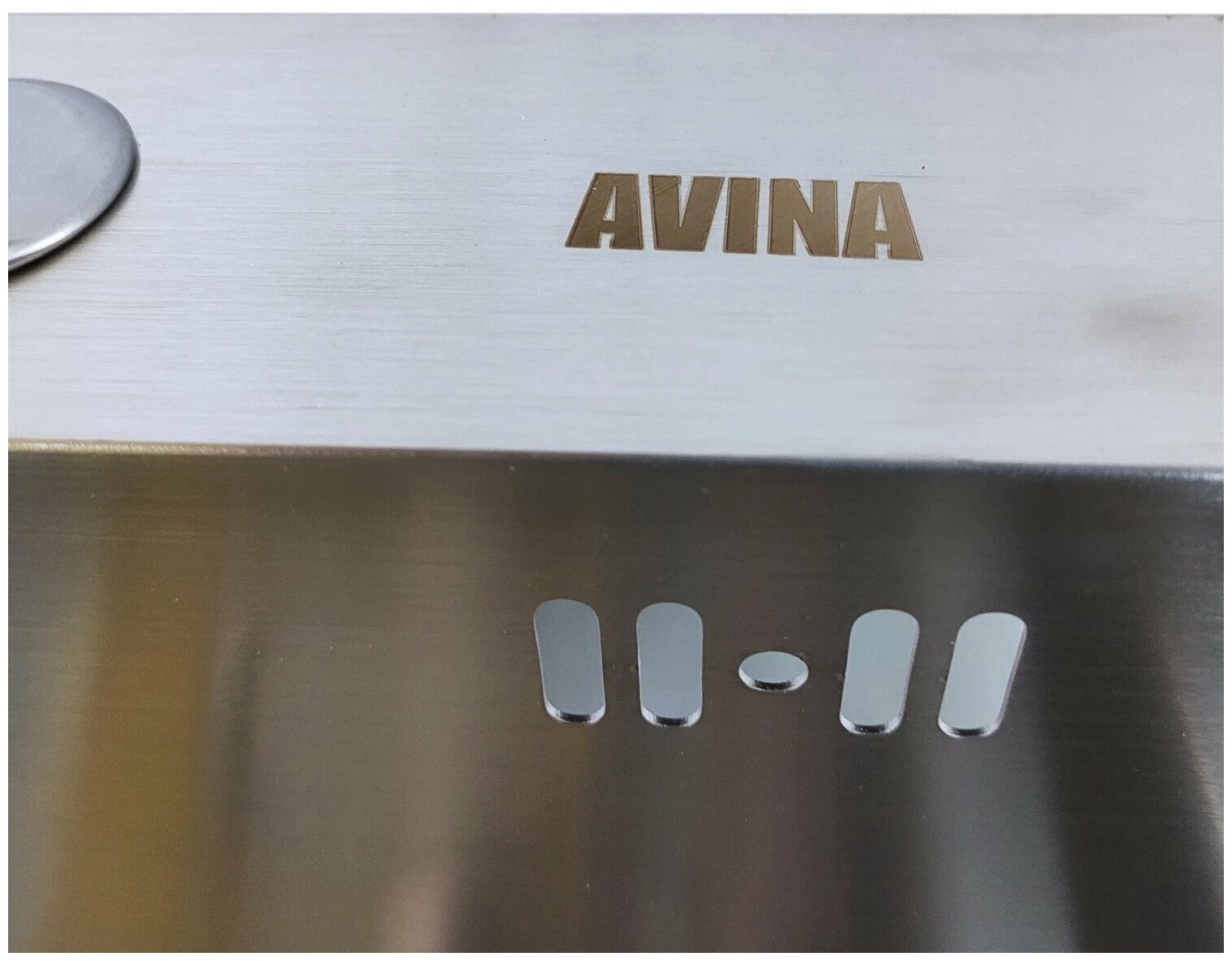Кухонная мойка "AVINA", 50*45*23 см, 1 чаша, Satin - фотография № 7