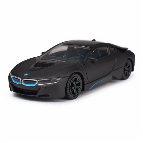 Машина Rastar BMW i8 1:43 Черная машинка rastar bmw i8 59200 1 18 43 см белый черный