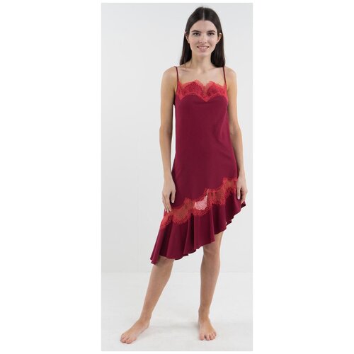 Сорочка из натурального шёлка Felice Merlot D'amore 16001/1/16 Красный 42-44