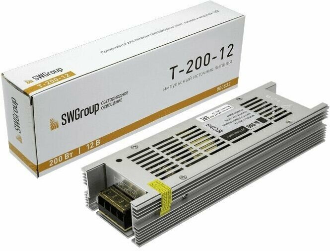 Блок питания 12V 200W IP20