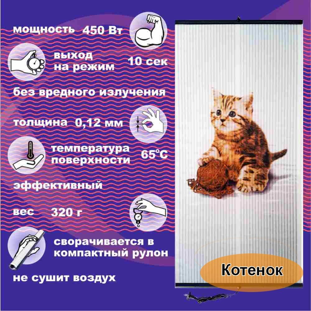 Настенный обогреватель «Котёнок» (Доброе тепло)