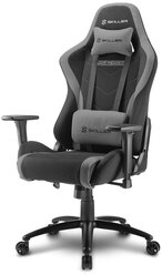 Компьютерное кресло Sharkoon SKILLER SGS2 игровое, обивка: текстиль, цвет: grey