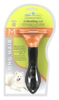 FURminator для собак средних длинношерстных пород Long Hair Medium Dog 7 см