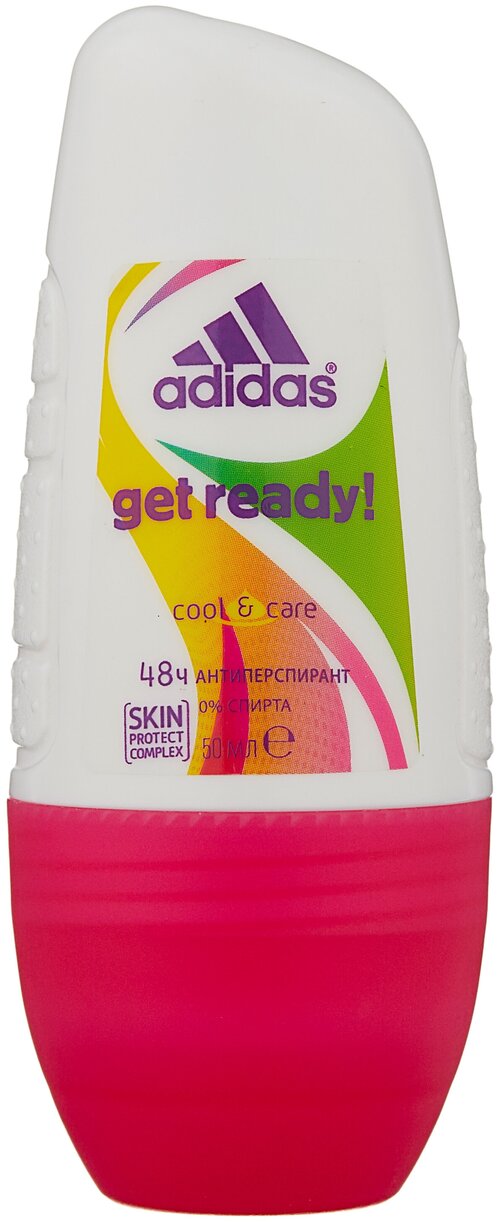 Adidas Дезодорант-антиперспирант Cool&Care, ролик, 50 мл, 1 шт.