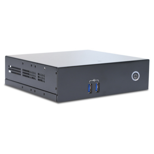 Настольный компьютер Aopen DE5500 Tiny-Desktop, Intel Core i7-8550U, Intel UHD Graphics 620, ОС не установлена, черный