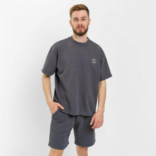 фото Футболка mist, размер 56, серый