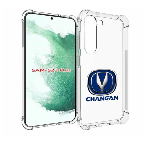 Чехол MyPads Changan-чанган мужской для Samsung Galaxy S23 Plus + задняя-панель-накладка-бампер