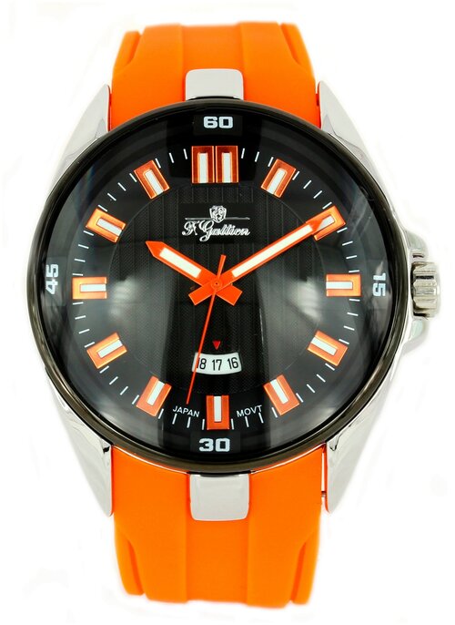 Наручные часы F.Gattien Sport, оранжевый