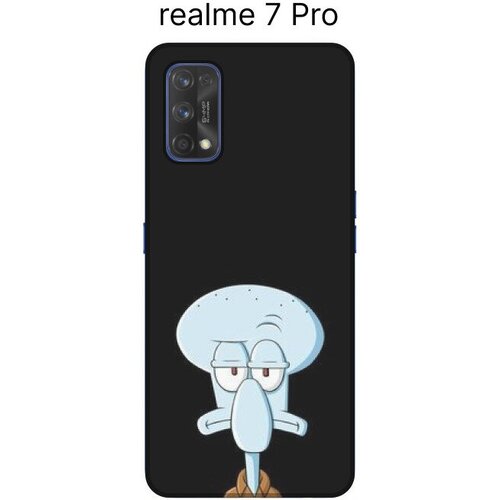 Силиконовый чехол для Realme 7 Pro / Чехол с принтом для Риалми 7 Про