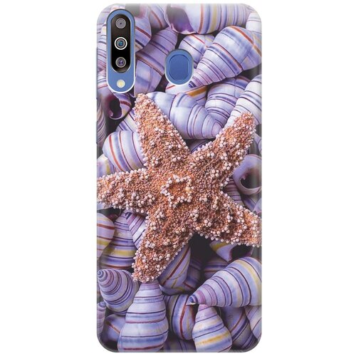 RE: PAЧехол - накладка ArtColor для Samsung Galaxy M30 с принтом Сиреневые ракушки re paчехол накладка artcolor для honor 10 с принтом сиреневые ракушки