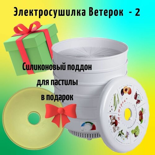 Электросушилка для овощей и фруктов Ветерок2 силиконовый поддон для пастилы 496000₽