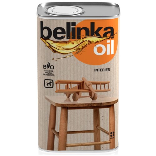 Масло-воск Belinka INTERIER, бесцветный, 0.5 л belinka interier sauna 0 75 л