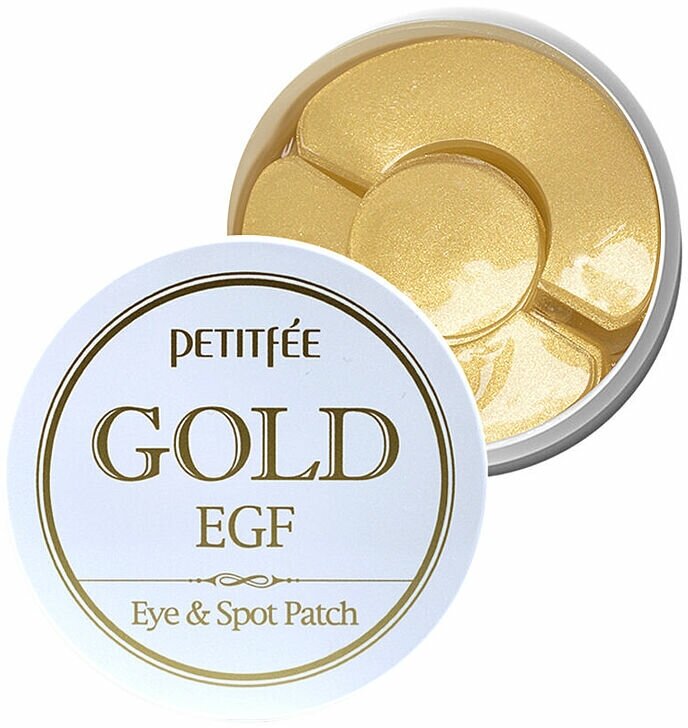 Petitfee Патчи для глаз с золотом Gold & EGF Eye Spot Patch, 60*1,1 г (Petitfee, ) - фото №16