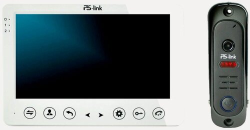 Изображение товара Комплект видеодомофона с вызывной панелью PS-link KIT-715DP-206CR-B