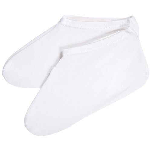 Банные штучки Косметические носочки, белый носочки банные штучки велюровые с гелем увлажняющие в ассорт
