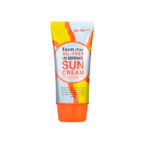 солнцезащитный крем farm stay oil free uv defence sun cream 70 мл Farmstay крем Oil-free UV Defence Sun Cream SPF 50, 70 мл