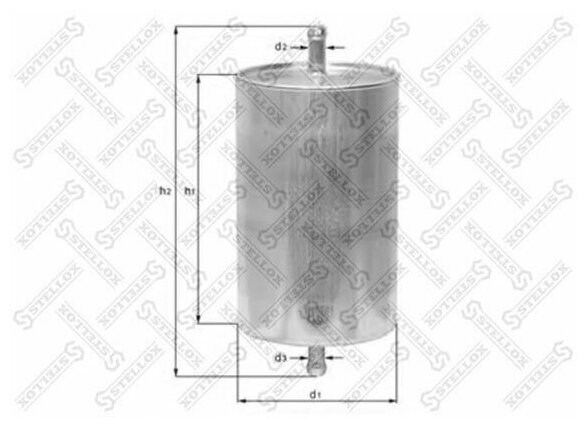 21-00014-SX_фильтр топливный!\ Opel Astra/Vectra Citroen Xantia Peugeot 306 1.4-2.0 88> STELLOX 2100014SX | цена за 1 шт | минимальный заказ 1