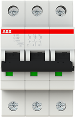 Автоматический выключатель ABB S203 C32 3П 6кА 2CDS253001R0324