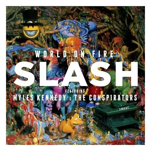 slash slash world on fire 2 lp Виниловые пластинки, Roadrunner Records, SLASH / MILES KENNEDY - World On Fire (2LP)