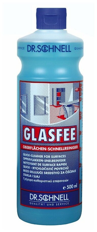Жидкость Dr. Schnell Glasfee для стеклянных и зеркальных поверхностей