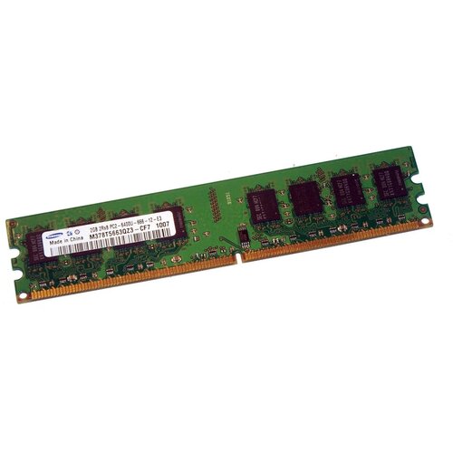 Оперативная память Samsung 2 ГБ DDR2 800 МГц DIMM M378T5663QZ3-CF7 оперативная память samsung 2 гб ddr2 800 мгц dimm cl6 m378t5663eh3 cf7