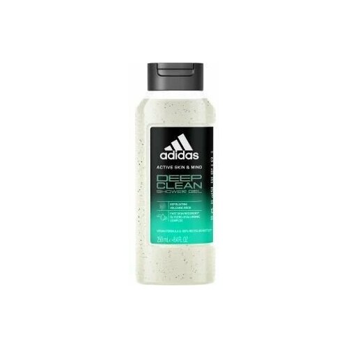 Гель для душа Adidas Deep Clean Active Skin & Mind для мужчин 250 мл (Из Финляндии)