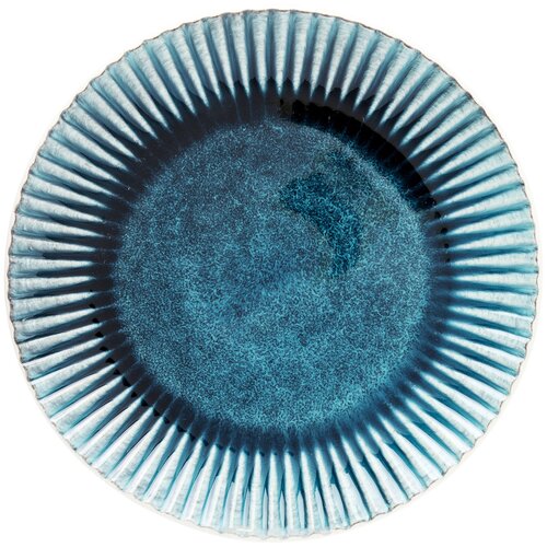 фото Kare design тарелка mustique, коллекция "мюстик" 29*3*29, керамика, синий