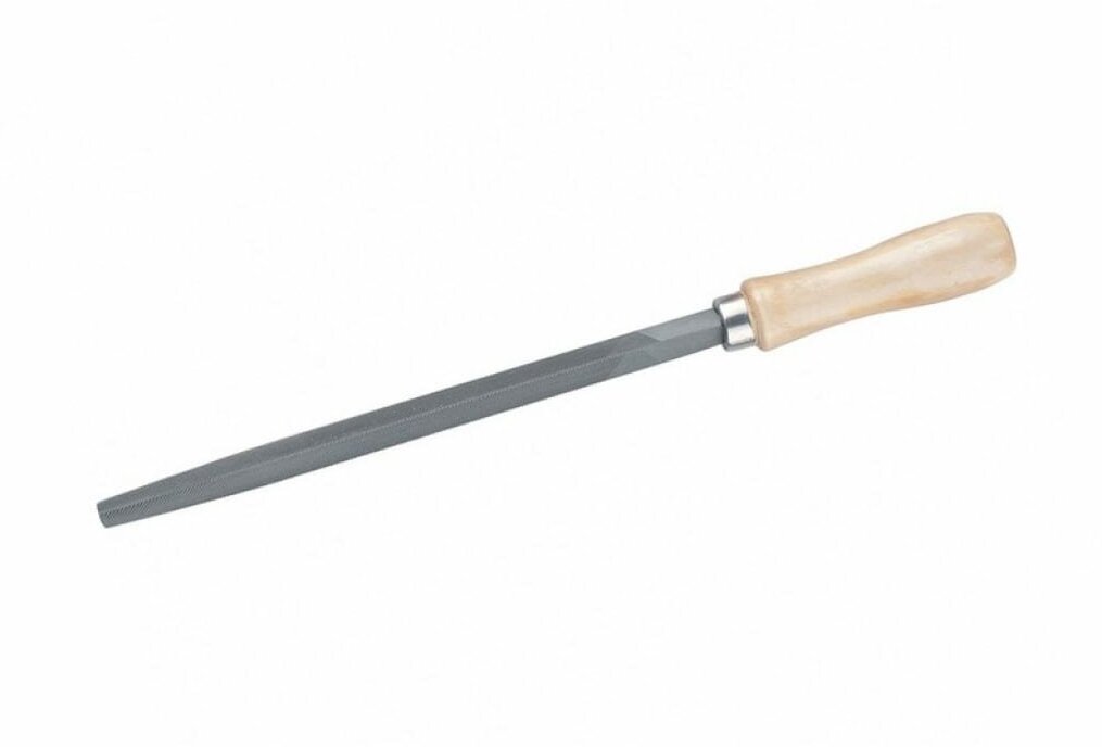 Напильник, 250 мм, трехгранный, деревянная ручка, СИБРТЕХ 16029 - фотография № 9