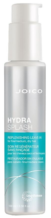 Joico Hydra Splash Крем увлажняющий для тонких и средних сухих волос, 100 мл