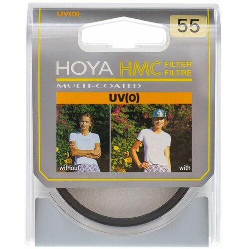 Светофильтр HOYA HMC 55 MM. UV(0) светофильтр hoya hmc uv 0 49 mm