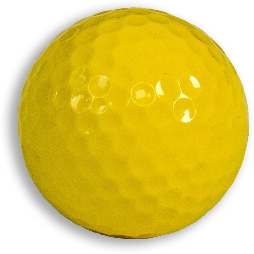 Мяч для гольфа желтый PGM - фотография № 2