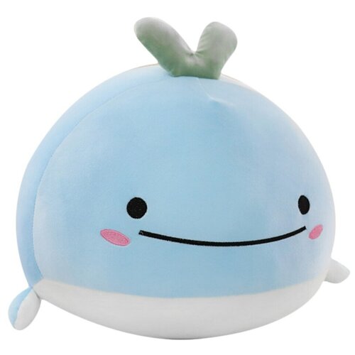 Мягкая плюшевая игрушка кит-капля. Большая детская подушка обнимашка, подарок