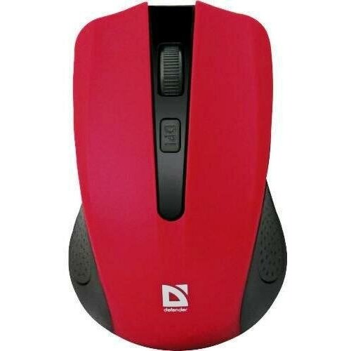 Мышь беспроводная Defender MM-935 Accura средняя - красная 60500₽