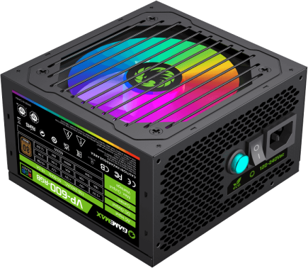 Блок питания GameMax VP-600-RGB 600W черный BOX