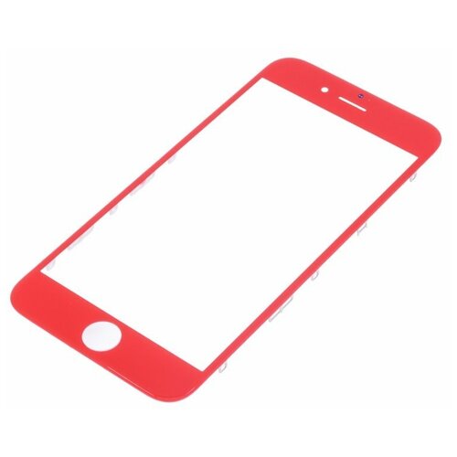 Стекло модуля + рамка для Apple iPhone 6S, красный, AA стекло модуля oca рамка для apple iphone 6s plus в сборе черный aa