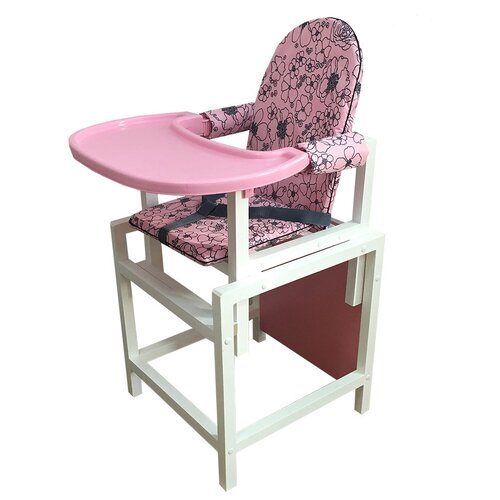 Стульчик-парта съемный столик СЕНС-М Облачко, розовый