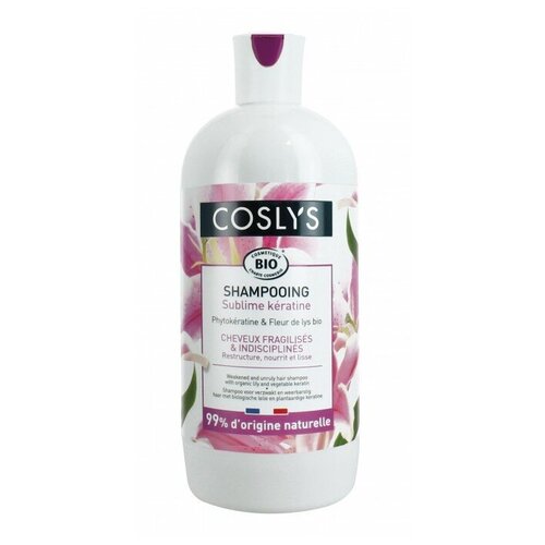 Купить Coslys шампунь Sublime Keratine с растительным кератином для ослабленных и непослушных волос, 500 мл