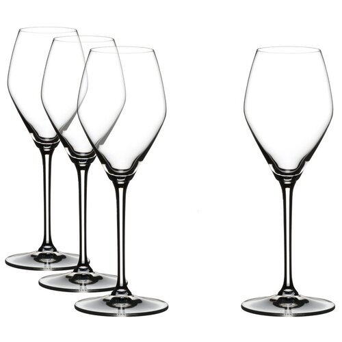 Набор бокалов Riedel Extreme Rose Champagne/Rose Wine для шампанского 4411/55, 322 мл, 4 шт., прозрачный