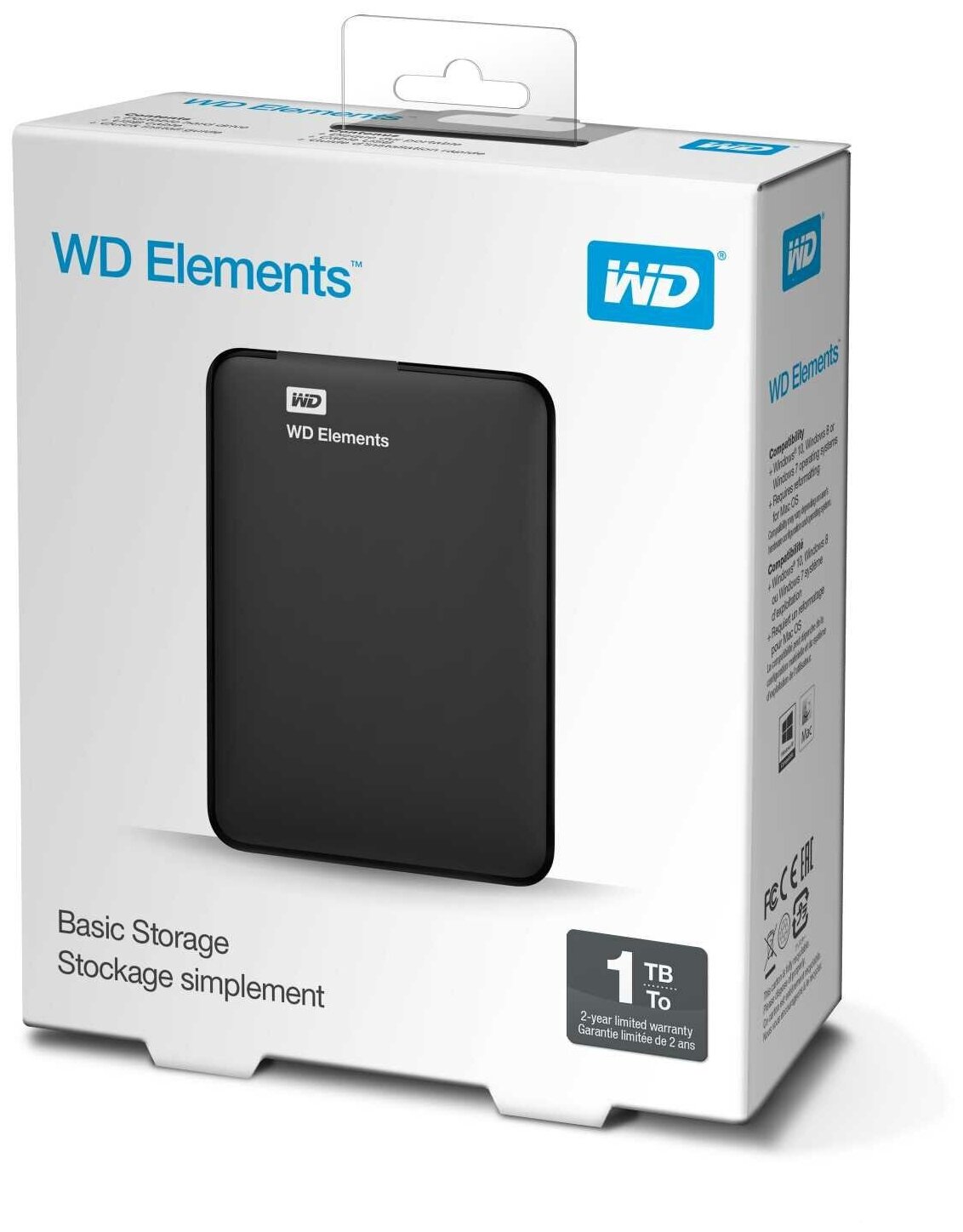 Western Digital WD Elements Portable 1 TB (WDBUZG0010BBK-EESN)