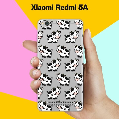 Силиконовый чехол на Xiaomi Redmi 5A Коровы / для Сяоми Редми 5А силиконовый чехол на xiaomi redmi 5a сяоми редми 5а пятна коровы