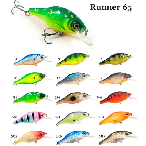 Raiden Воблер RAIDEN RUNNER (Длина (мм) 65; Вес (гр.) 9,8 / SJ05)