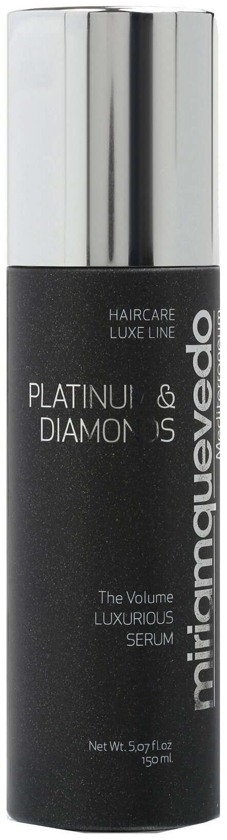 Бриллиантовая cыворотка-люкс для волос с платиной Miriam Quevedo Platinum & Diamonds The Volume Luxurious Serum 150 мл