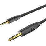 ROXTONE GPTC120/0,3 Аудио-кабель, 5,5mm (2x022mm2), 3,5mm stereo Jack -6,3mm stereo Jack, 0,3м - изображение