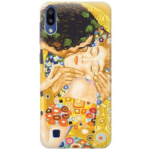 фото Gosso ультратонкий силиконовый чехол-накладка для samsung galaxy m10 с принтом "поцелуй"