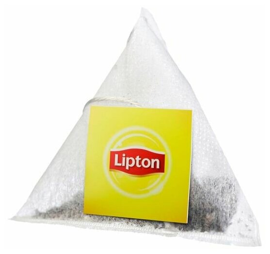 Lipton черный чай в пирамидках Citrus с цедрой цитрусовых 20 шт - фотография № 4