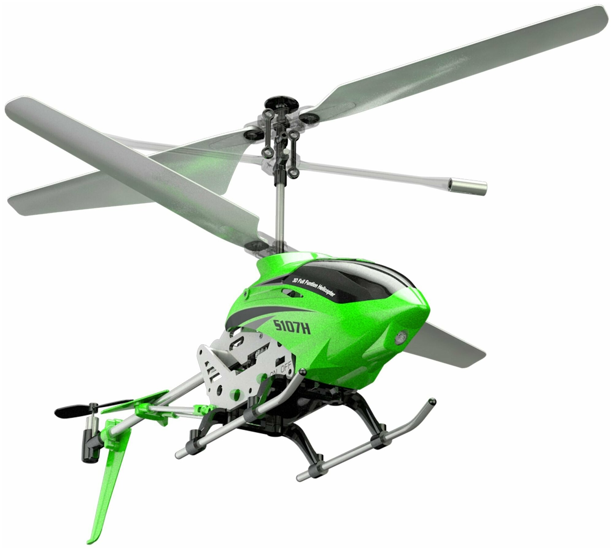 Радиоуправляемые вертолеты Bambi Радиоуправляемый вертолет Syma S107H Wind Hawk 2.4G с функцией зависания для детей, зеленый