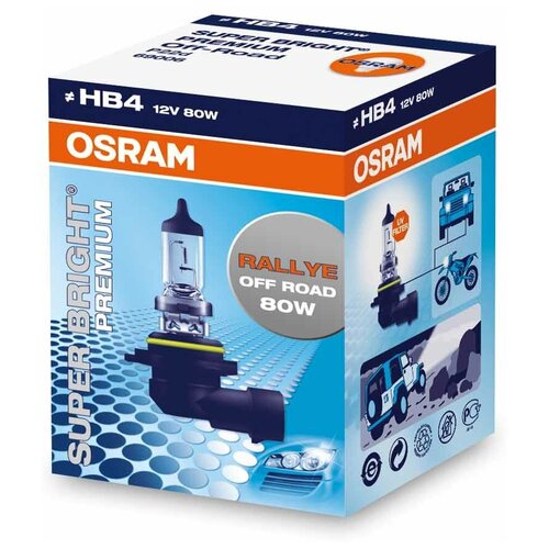 фото Лампа автомобильная галогенная osram 69006sbp hb4 80w 1 шт.