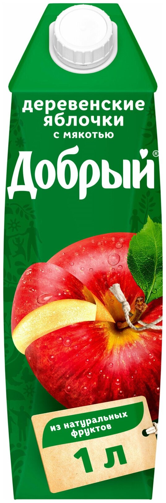 Нектар Добрый Яблочный 1л Coca-Cola - фото №4