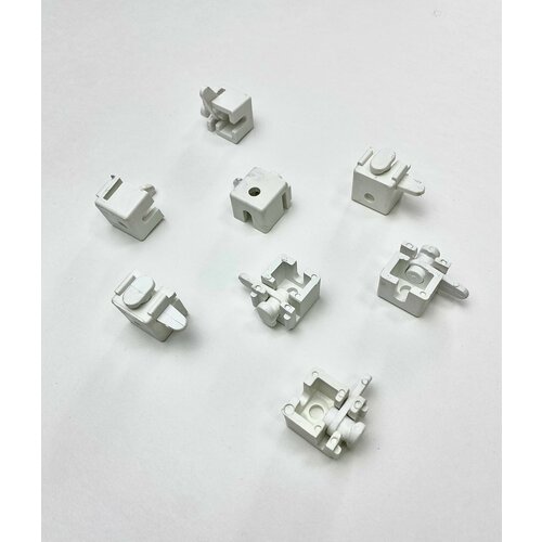 Крепление суппорт поворотный для профильного алюминиевого карниза 50 штук 1699₽